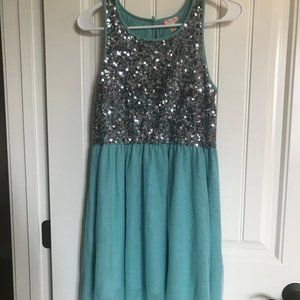 ruby & bloom "Coralie" High Low Sequin Dress
